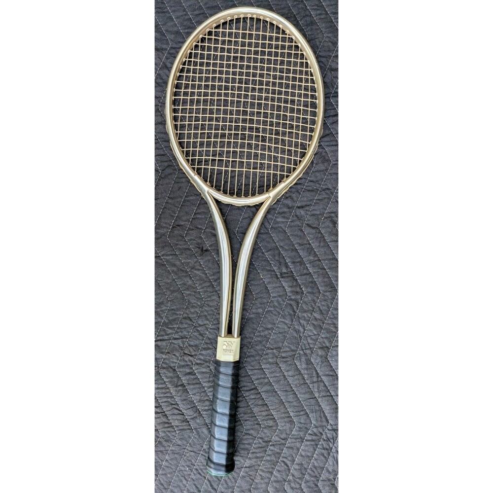 Vintage Yonex R-7500 Tennis Racket Japan Metal Frame Double Shaft
